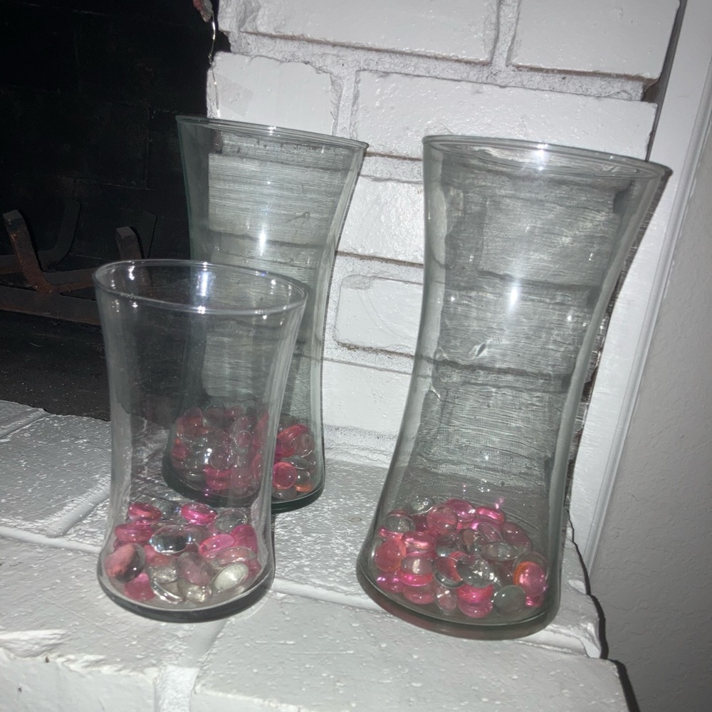 2 Large Vases | 1 Small Vase